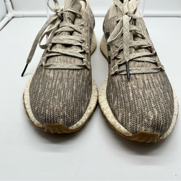 Adidas Pureboost Men's Size 8.5 Running Shoes Gray Athletic Trainer Sneakers - Picture 5 of 8